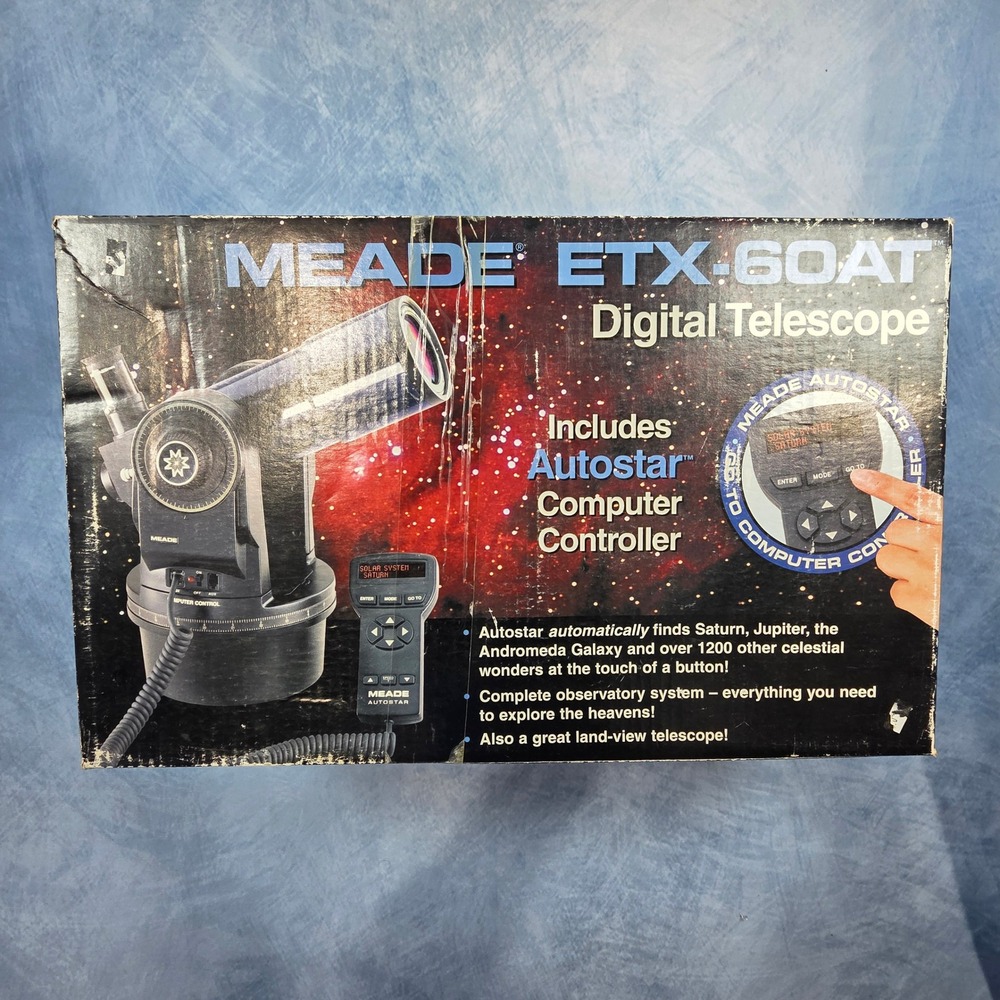 Meade ETX-60AT Digital Telescope Autostar Computer Controller 60mm Refractor
